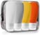 INSFIT Portable Travel Bottles, TSA Carry On Approved Toiletries Containers, 90ml Leak Proof Squeezable Silicone Tubes, Refillable Travel Accessories for Shampoo Body Wash 4 Pack Orange