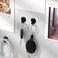 Zhengmy 30 Pack Metal Cubicle Hooks Fabric Panel Wall Hooks Cubicle Clips Push Pins Cubicle Picture Hangers for 20 lbs Office Home Kitchen Accessories Supplies(Black