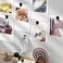 Zhengmy 30 Pack Metal Cubicle Hooks Fabric Panel Wall Hooks Cubicle Clips Push Pins Cubicle Picture Hangers for 20 lbs Office Home Kitchen Accessories Supplies(Black