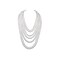 1920s Long Fake Pearls Necklace Layered Retro Vintage Imitation Round for Women Flapper Party Wedding Mother's Day Gift