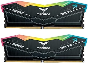TEAMGROUP T-Force Delta RGB DDR5 32GB Kit (2x16GB6400MHz (PC5-51200CL40 Desktop Memory Module Ram (Blackfor Z690 - FF3D532G6400HC40BDC01