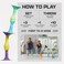 Popdarts PRO Pack Game Set (Wigglenobber Target Marker- Indoor, Outdoor Suction Cup Throwing Game - Competition with a POP