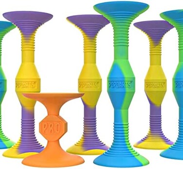 Popdarts PRO Pack Game Set (Wigglenobber Target Marker- Indoor, Outdoor Suction Cup Throwing Game - Competition with a POP