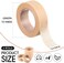 Nuanchu 6 Rolls Flexible Skin Tape Breathable Nose Tape Self Adhesive Gauze Tape for Wound Injuries Swelling Sports, 0.5 Inch x 10 Yards