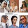 COASION Vintage 70s Flat Aviator Small Frame Sunglasses for Women Men Square Metal Design UV400 Protection Shades