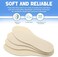 Eurzom 2 Pairs Kids Insoles Shoe Inserts Children Memory Sponge Insoles Washable Replacement Breathable Latex, Cutting Size Soft Women Toddler Shoe Filler for Spring Summer(Beige