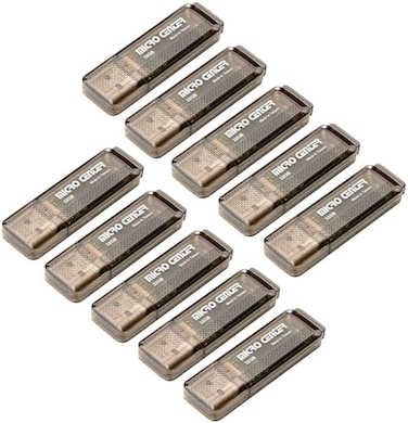 INLAND Micro Center SuperSpeed 10 Pack 32GB USB 3.0/USB3.1 Gen1 Flash Drive Gum Size Memory Stick Thumb Drive Data Storage Jump Drive, 10X Faster Than USB 2.0 USB Drives (32G 10-Pack