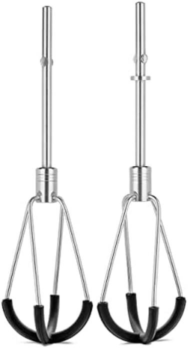 KitchenAid KHMFEB2 Flex Edge Beater Accessory for Hand Mixer, One Size, Stainless Steel