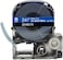 LABELWORKS Epson 224WLPX PET (PolyesterTape Cartridge - White on Blue Label Maker Tape - 1" (24MMWide, 30'