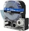 LABELWORKS Epson 224WLPX PET (PolyesterTape Cartridge - White on Blue Label Maker Tape - 1" (24MMWide, 30'