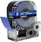 LABELWORKS Epson 224WLPX PET (PolyesterTape Cartridge - White on Blue Label Maker Tape - 1" (24MMWide, 30'