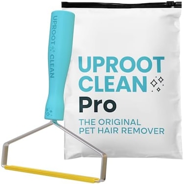 Uproot Cleaner Pro Pet Hair Remover - Special Dog Hair Remover Multi Fabric Edge and Carpet Scraper by Uproot Clean - Cat Hair Remover for Couch, Pet TowersRugs - Gets Every Hair!