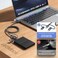 YOUSAMS PD 60W USB C Multi Fast Charging Cable Nylon Braided Cord 5-in-1 3A USB/C to Type C/Micro/Phone Fast Sync Charger Adapter Compatible with Laptop/Tablet/Phone