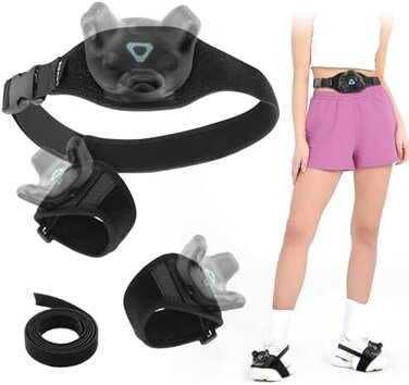 أحزمة وأحزمة تتبع بارك سونغ، حزام تتبع القدم لجهاز HTC Vive Tracker، تتبع كامل للجسم، قابل للتعديل، هيكل ومواد مطورة، حزام تتبع واحد، حزامان للتتبع، حزام للكاحل