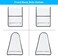 QEES Kitchen Stand Mixer Cover, Clear Aid Mixer Dustproof Covers, Waterproof Thicken Protector Organizer Bag for Kitchen Mixer JBJZ02-large