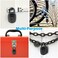 prezlock Fingerprint Padlock with Key Backup, 2keys, , Smart Padlock with Keyless Biometric, Suitable for Outdoor and Heavy Duty, IP65 Waterproof.