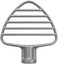 KitchenAid Pastry Tilt Head Stand Mixer Beater Attachment, Silver