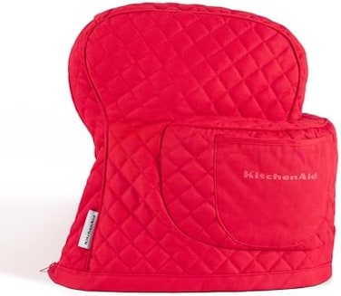 KitchenAid Quilted Fitted Tilt-Head Stand Mixer Cover Single Pack, Passion Red, 14.375"x18
