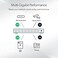 NETGEAR 8-Port Ultra60 PoE Multi-Gigabit Ethernet Plus Switch (MS108EUP- Managed, with 4 x PoEand 4 x PoE@ 230W, Desktop or Wall Mount, and Limited Lifetime Protection