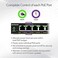 NETGEAR 8-Port Ultra60 PoE Multi-Gigabit Ethernet Plus Switch (MS108EUP- Managed, with 4 x PoEand 4 x PoE@ 230W, Desktop or Wall Mount, and Limited Lifetime Protection
