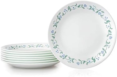 Corelle Classics Chip Resistant Dinner, Lunch, Appetizer PlatesBowls, 8-Pack 8-Piece 1136758