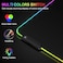 لوحة ماوس ألعاب كبيرة الحجم من FULLPAD بإضاءة RGB - 15 وضع إضاءة، تحكم باللمس، وسادة لوحة مفاتيح كمبيوتر ناعمة وممتدة، قاعدة مطاطية مانعة للانزلاق، مثالية للاعبين المحترفين في الرياضات الإلكترونية، مل