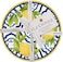 Le Cadeaux 097PAL Palermo Melamine Appetizer Plates, Set of 4, Lemon