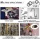 ZDBB TWCC 32 Size 1440 Pcs O Rings Assortment Kits Metric Nitrile NBR Rubber Washer with Pick and Hook Set for Car Faucet Pressure Plumbing Repair,Air or Gas Sealing Connections,OD 4mm-50mm