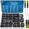 ZDBB TWCC 32 Size 1440 Pcs O Rings Assortment Kits Metric Nitrile NBR Rubber Washer with Pick and Hook Set for Car Faucet Pressure Plumbing Repair,Air or Gas Sealing Connections,OD 4mm-50mm