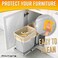 Primens Wall Protector Sheets for Painted Wall. Clear Plastic Adhesive Film Stickers for KitchenOffice from Oil Backsplash, Trash, Chair Back, Furniture, Scuff. Door Guards Shield Dog, Contact Paper