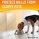 Primens Wall Protector Sheets for Painted Wall. Clear Plastic Adhesive Film Stickers for KitchenOffice from Oil Backsplash, Trash, Chair Back, Furniture, Scuff. Door Guards Shield Dog, Contact Paper