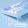 MageGee 75% Mechanical Gaming Keyboard with Blue Switch, LED Blue Backlit Keyboard, 87 Keys Compact TKL Wired Computer Keyboard for Windows Laptop PC Gamer - Blue Whie