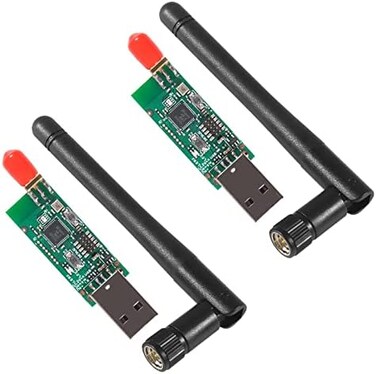 AITIAO 2Pcs Wireless Zigbee CC2531 Sniffer Bluetooth 4.0 Bare Board Packet Protocol Analyzer Module USB Interface Dongle Capture Packet Module with Antenna