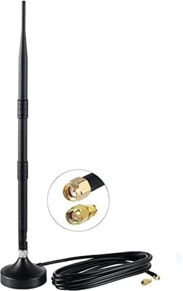 eifagur 8dBi Indoor 915MHZ Magnet Base Long-Range Cellular LoRa Gateway Antenna with 3M/10FT Cable for Helium Hotspot RAK MNTD Nebra Bobcat 300 SenseCAP M1 SyncroB.it Hotspot Finestra HNT Miner,