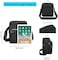 BIMMI Men's Small Messenger Bag Waterproof Shoulder Bag Casual Black Purse Handbag Crossbody Bag Sling Bag for Work School