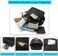BIMMI Men's Small Messenger Bag Waterproof Shoulder Bag Casual Black Purse Handbag Crossbody Bag Sling Bag for Work School