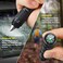 POXIMO 5 in 1 Everyday Multitool, Tactical Survival Gear with Flashlight, Lighter (No Fuel, Glass Breaker, Knife and Compass Pocket Tool, Gift for Men