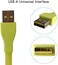 QJYTH 1.2m USB Charging Cable Compatible with Logitech Ultimate Ears UE Wonderboom/UE Boom/Megaboom/Mega Boom (Yellow