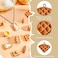 Sureio 60 Pieces Handmade Simulation Food Bread Toast Pendant Charms Hanging Food Charms DIY Baking Charms for Earrings Imitation Resin Charms for Jewelry Making for Children Girls DIY Craft