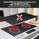 FLASLD Fireproof and Waterproof Stove Top Covers, 21&times;32 inch Electric Stove Cover Mat, Glass Top Stove Cover - Ceramic Glass Cooktop Protector - Flat Top Oven Cover, Black Without Logo