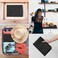 FLASLD Fireproof and Waterproof Stove Top Covers, 21&times;32 inch Electric Stove Cover Mat, Glass Top Stove Cover - Ceramic Glass Cooktop Protector - Flat Top Oven Cover, Black Without Logo