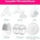 Durceler 18mm Silicone Flange Inserts Compatible with Medela/for Spectra S1 S2 / Elvie/Willow go/Momcozy S12/ TSRETE 24mm Breast Pump Shields or Freemie 25mm; Reduce Nipple Tunnel Down to 18mm