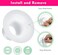 Durceler 18mm Silicone Flange Inserts Compatible with Medela/for Spectra S1 S2 / Elvie/Willow go/Momcozy S12/ TSRETE 24mm Breast Pump Shields or Freemie 25mm; Reduce Nipple Tunnel Down to 18mm