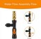 hygger Metal Aquarium Water Changer Replacement Parts, Faucet Nozzles Connectors (Metal