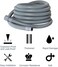 Manste Universal Washing Machine Drain Hose Extension Kit Includes 10FT Corrugated and Flexible Washing Machine Drain Hose Replacement, U-Bend Hose Holder, Extension Adapter and 4 Pieces Clamps (10