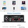 ARRAROWN AK-380 USB SD BT.C FM AUX Audio Power Amplifier 400W400W 2.0 CH HiFi Stereo AMP Speaker Bluetooth 5.0 Amp Receiver with 12V 5A Power Supply,Remote Control,FM Antenna for Car Home Bar Party