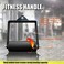 ملحقات سحب العضلة الظهرية العريضة من MARSAFIT Gym Fitness، ملحق كابل بمقبض سميك على شكل حرف D، أجهزة تمارين يدوية بمقبض واحد سميك على شكل حرف D لتقوية العضلات (القطر: 2.36 بوصة)