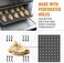 INFRAOVENS Reusable Liners for Toaster Oven Air Fryer 12 x 13 Accessories Compatible with Emeril Lagasse, Kitchenaid, Cuisinart, BlackDecker, BrevilleMore, Liner Protectors for Oven Trays and Racks