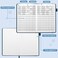 JUBTIC A5 Check Registers for Personal Checkbook, Ledger Transaction Registers Log Book for Small Business. Track Payments, Finances, Deposits, Debit Card and Bank Account - Blue