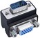 DTECH 90 Degree VGA Right Angle Adapter 15 Pin Male to Female Extension Converter Coupler